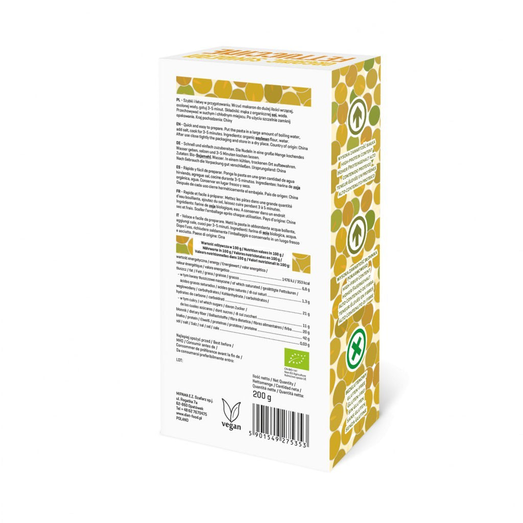 Bio Orange Soybean Pasta