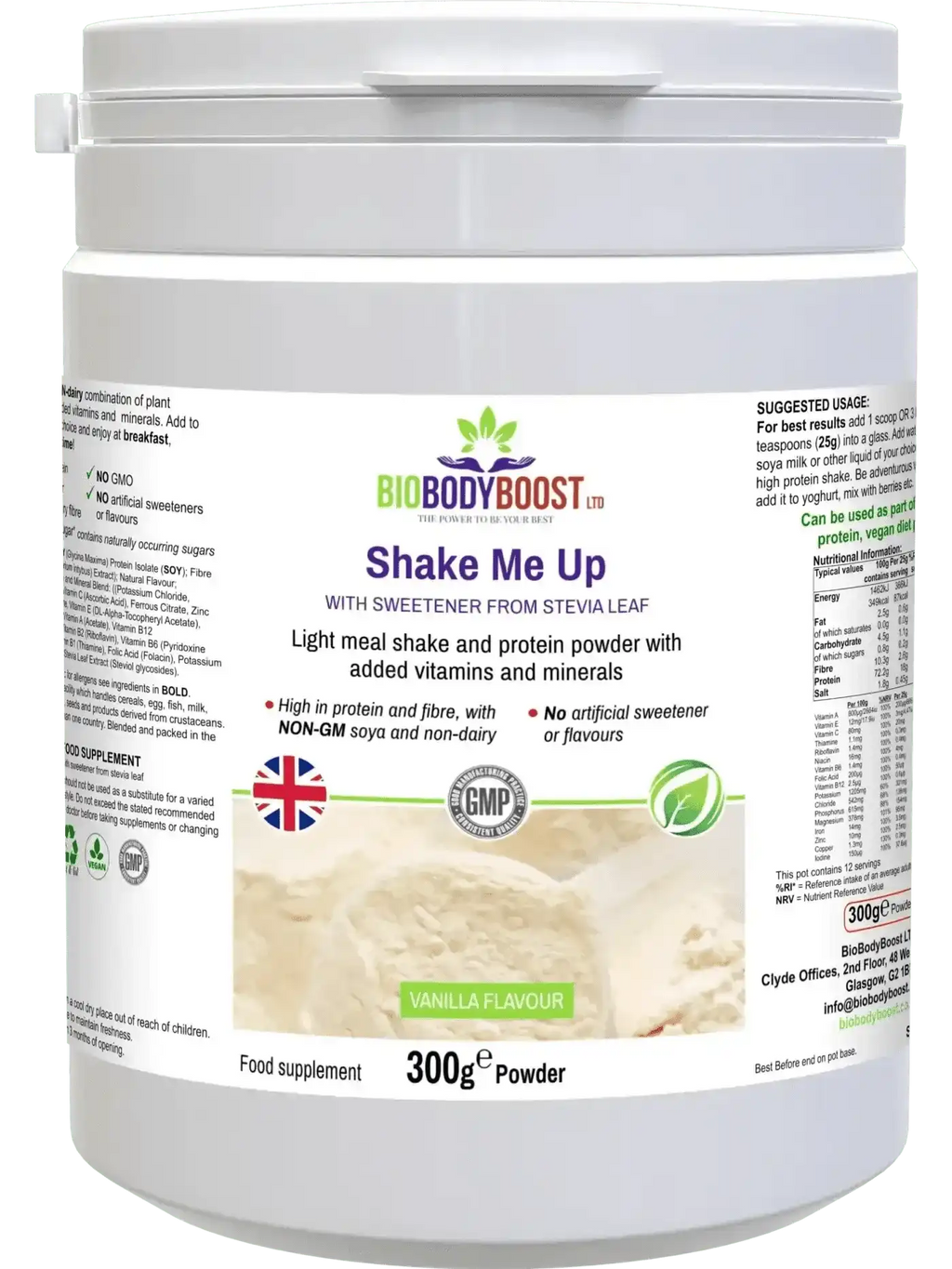 Shake Me Up Vanilla - Vegan Meal Shake