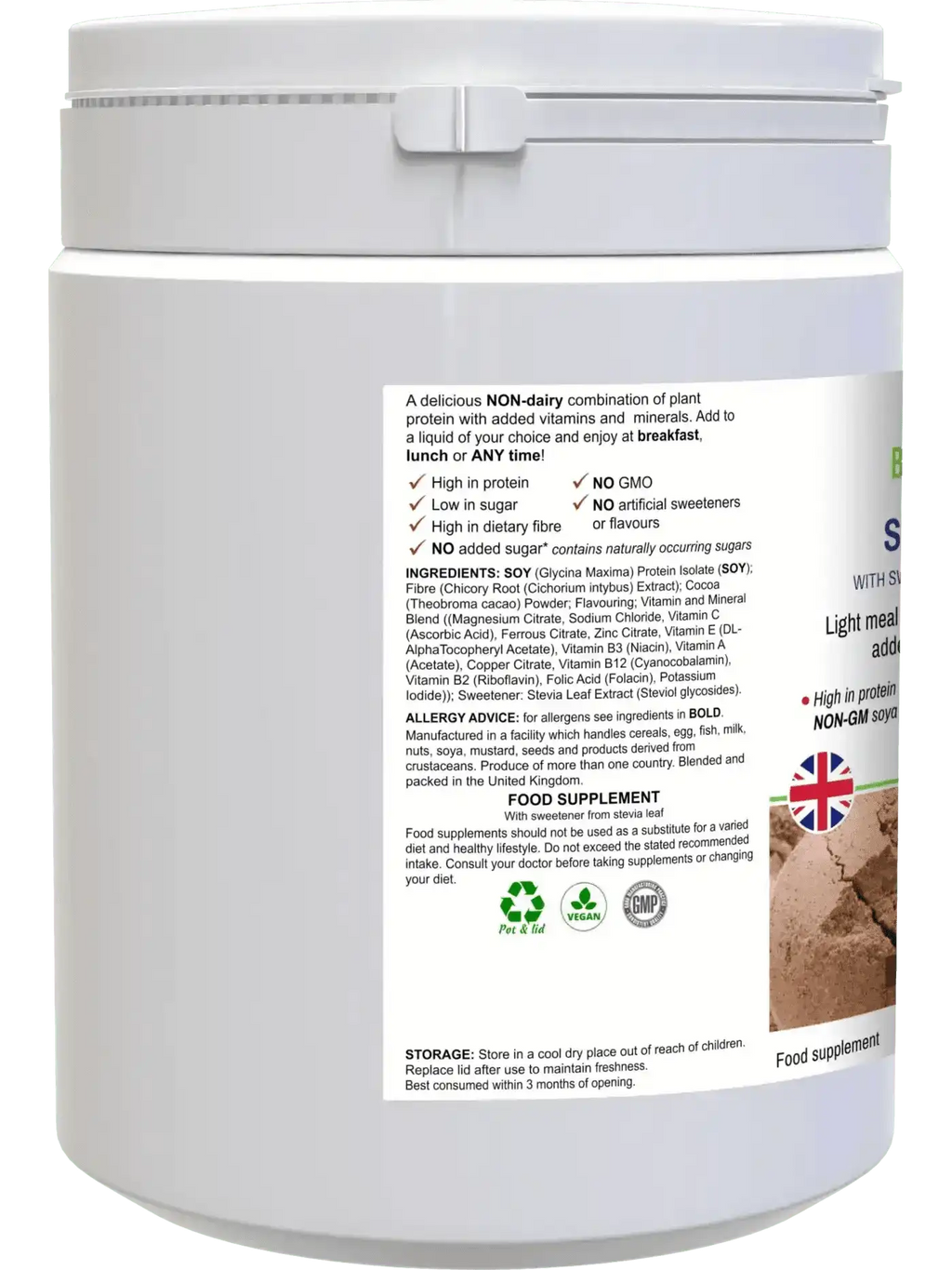 Shake Me Up Vegan Chocolate Meal Shake for Wellness