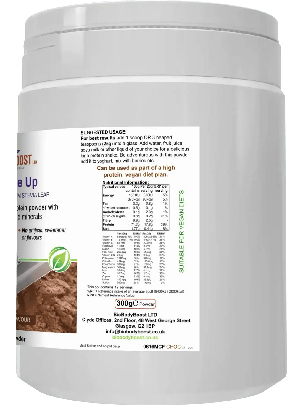 Shake Me Up Vegan Chocolate Meal Shake for Wellness